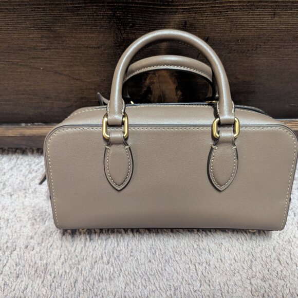 Coach Bowery Satchel 22 In Dark Stone - Picture 4 of 9